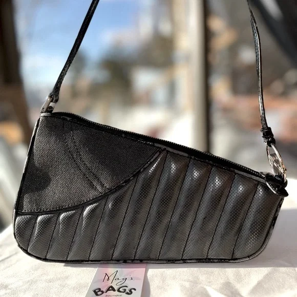 Dior: Cadillac Saddle 1947 Denim Shoulder Bag *RARE* - Picture 7 of 16